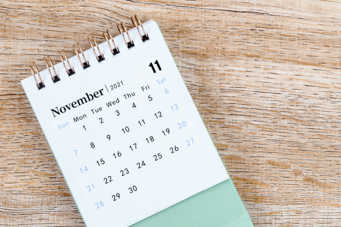Ponte Novembre 2026- chiusura 2-3 novembre